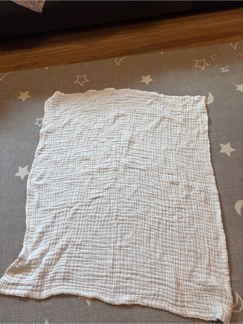 Amazon White Muslin Baby Blanket - Lightweight Gauze Throw